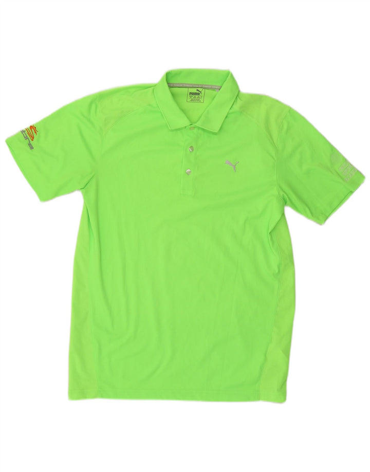 PUMA Herren Poloshirt Mittelgrünes Polyester