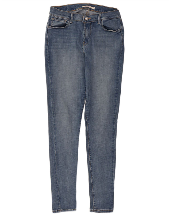 LEVI'S Damen 710 Super Skinny Jeans W32 L32 Blaue Baumwolle