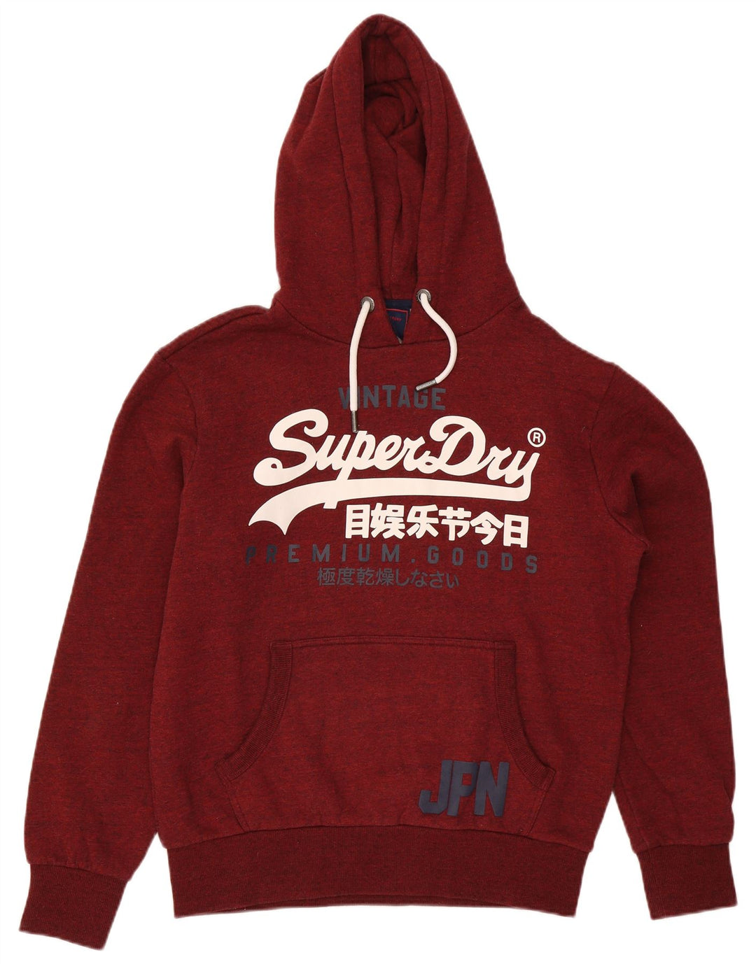 Superdry Herren Graphic Hoodie Pullover XL Kastanienbraunes Polyester
