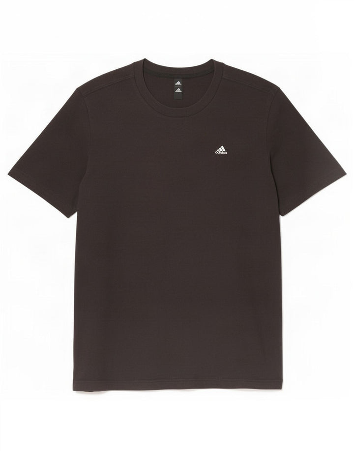 Adidas Herren T-Shirt Top Medium Schwarz Baumwolle
