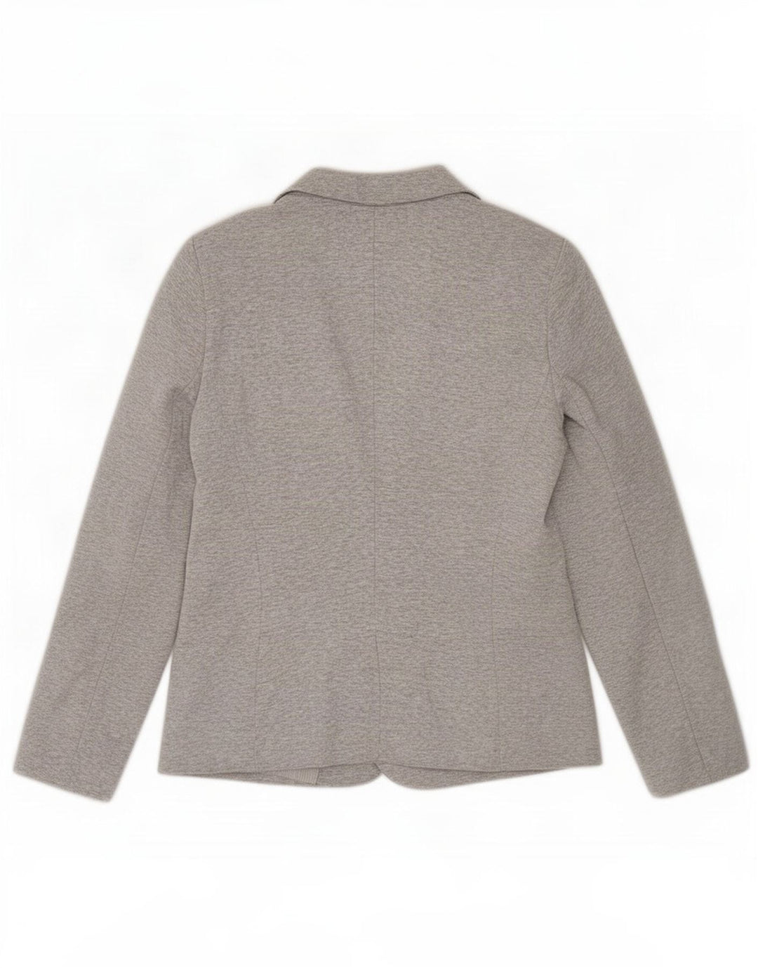 Zara Damen 1-Knopf-Blazerjacke UK 14 Große graue Viskose