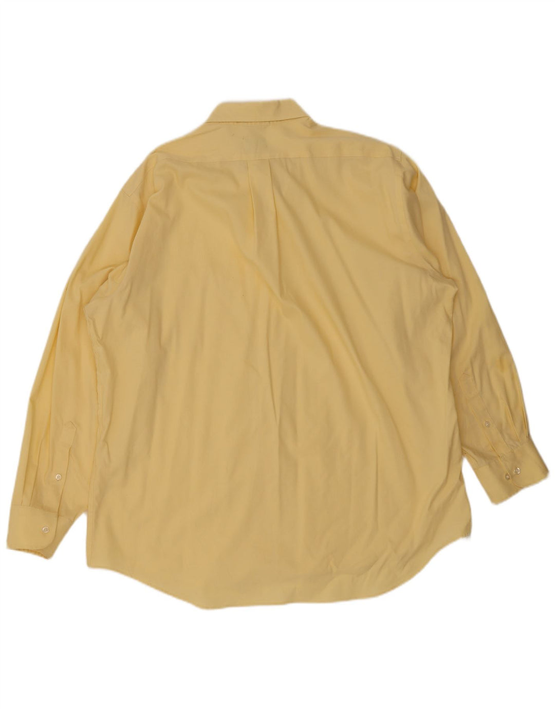 Chaps Ralph Lauren Herrenhemd XL, gelbe Baumwolle