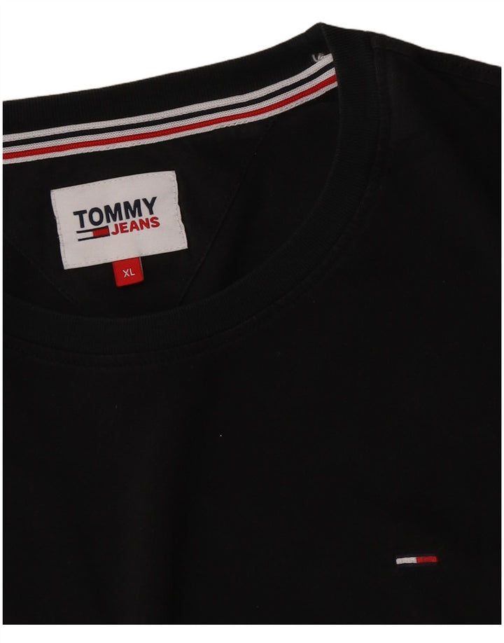 Tommy Hilfiger Herren T-Shirt Top XL Schwarz