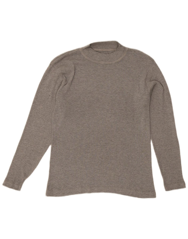 Levi's Damen Top Langarm UK 12 Mittelgrau