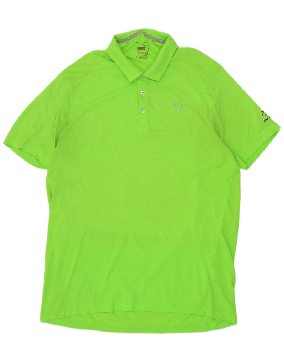 PUMA Herren Poloshirt XL Grün Polyester