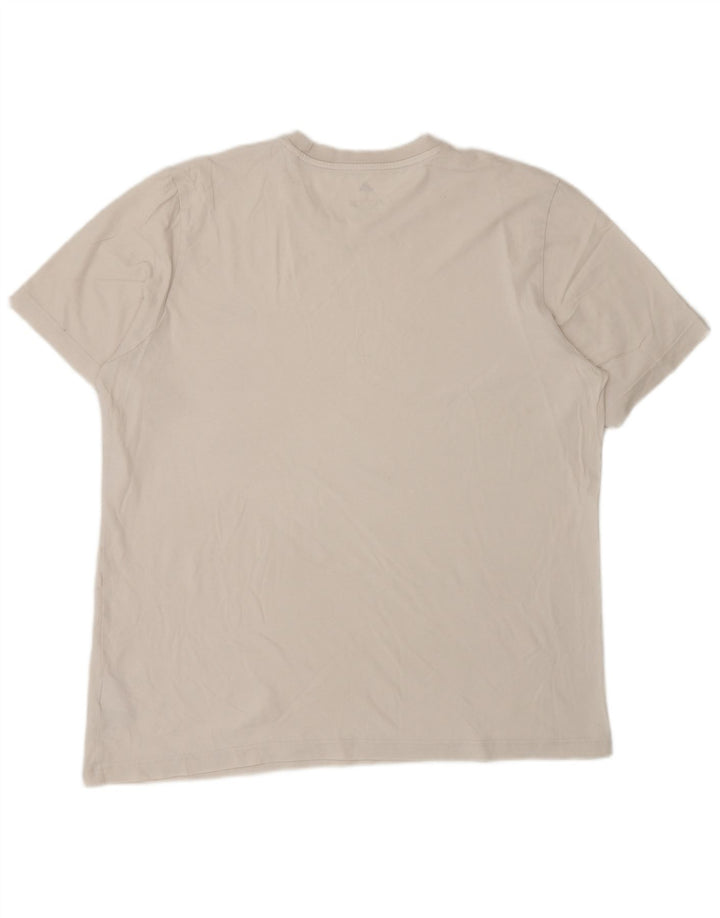 ADIDAS Herren Grafik T-Shirt Top Große weiße Baumwolle