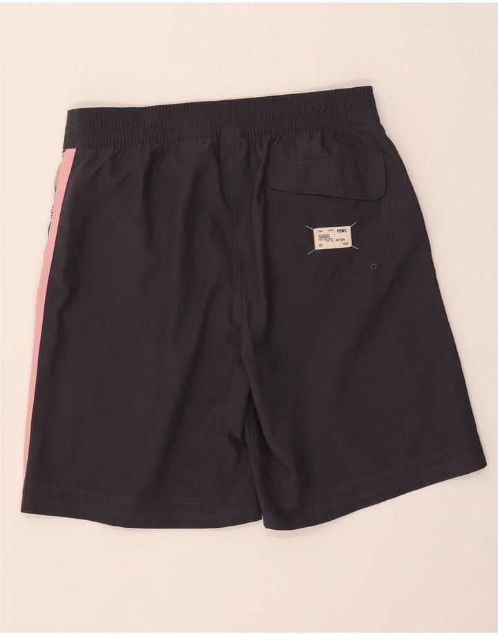 Puma Herren Graphic Sport Shorts Mittelgrau