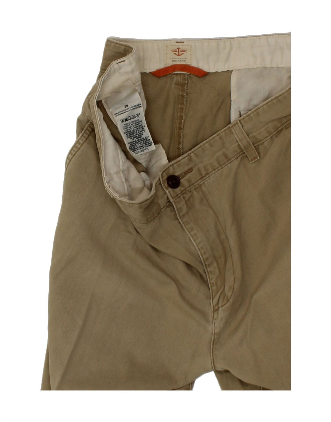 DOCKERS Mens Chino Shorts W34 Large Beige Cotton Vintage Dockers and Second-Hand Dockers from Messina Hembry 