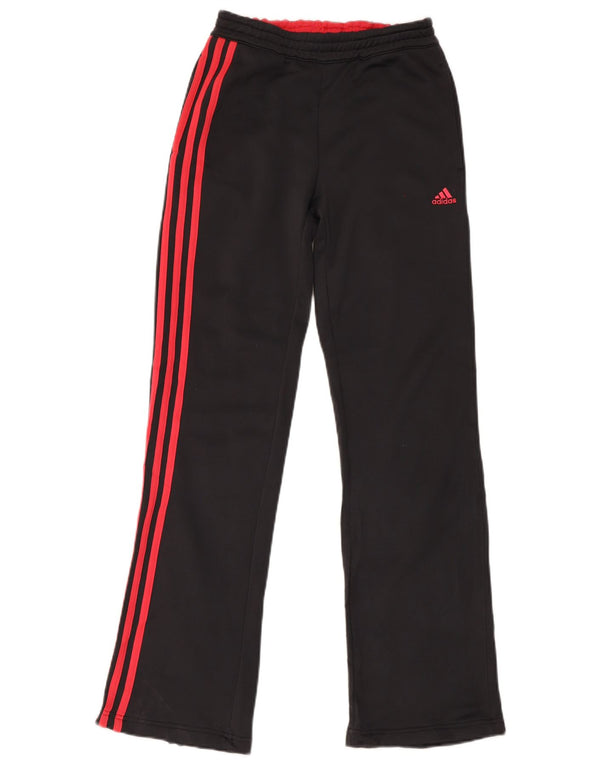 Adidas Damen Trainingshose UK 10 Small Grau Polyester