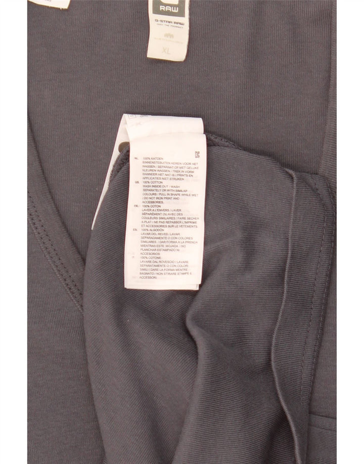 G-Star Herren T-Shirt Top XL Grau Baumwolle