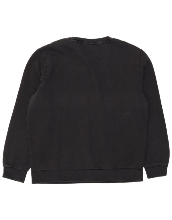 Puma Herren Grafik-Sweatshirt-Pullover, groß, schwarze Baumwolle