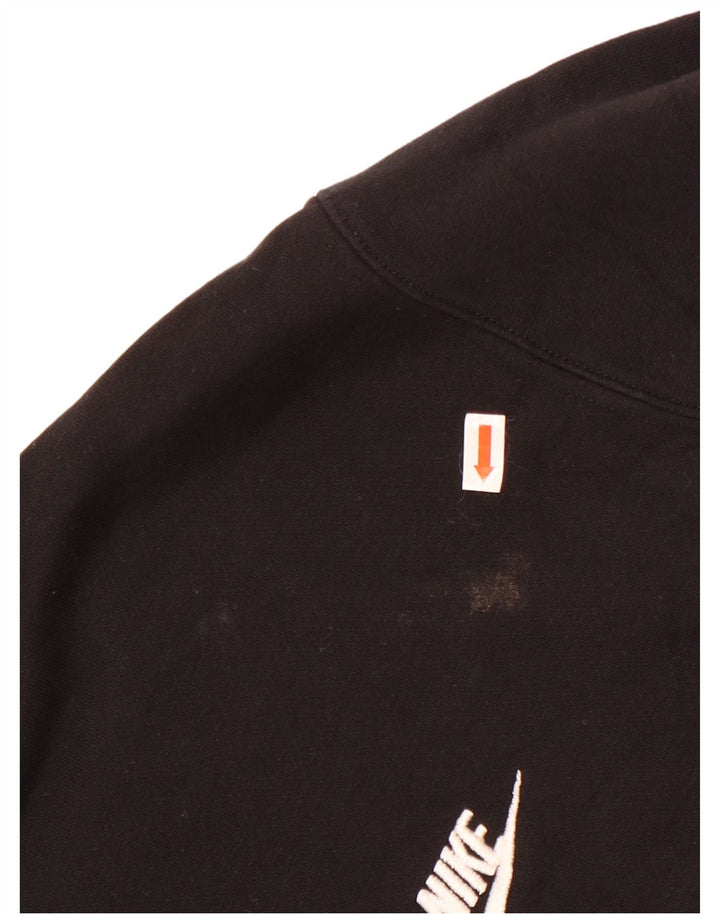 Nike Herren Kapuzenpullover, groß, aus schwarzer Baumwolle