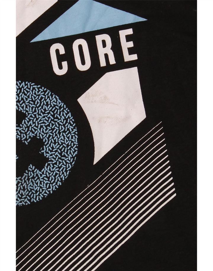 Jack & Jones Herren-Kapuzenpullover mit Grafik, Größe S, Schwarz, Polyester