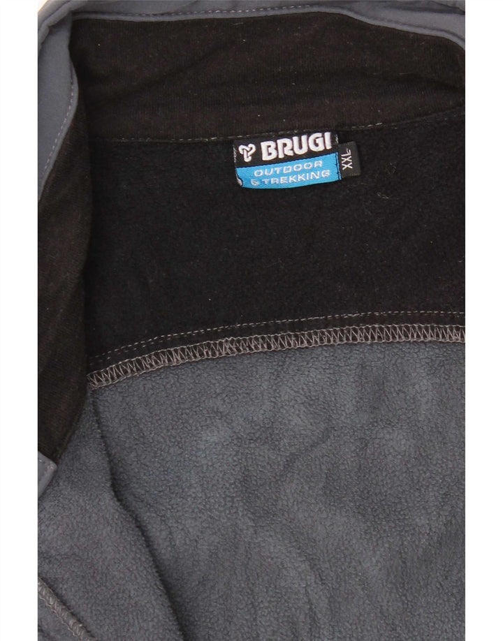 Brugi Herren Windjacke UK 44 2XL Grau Polyester