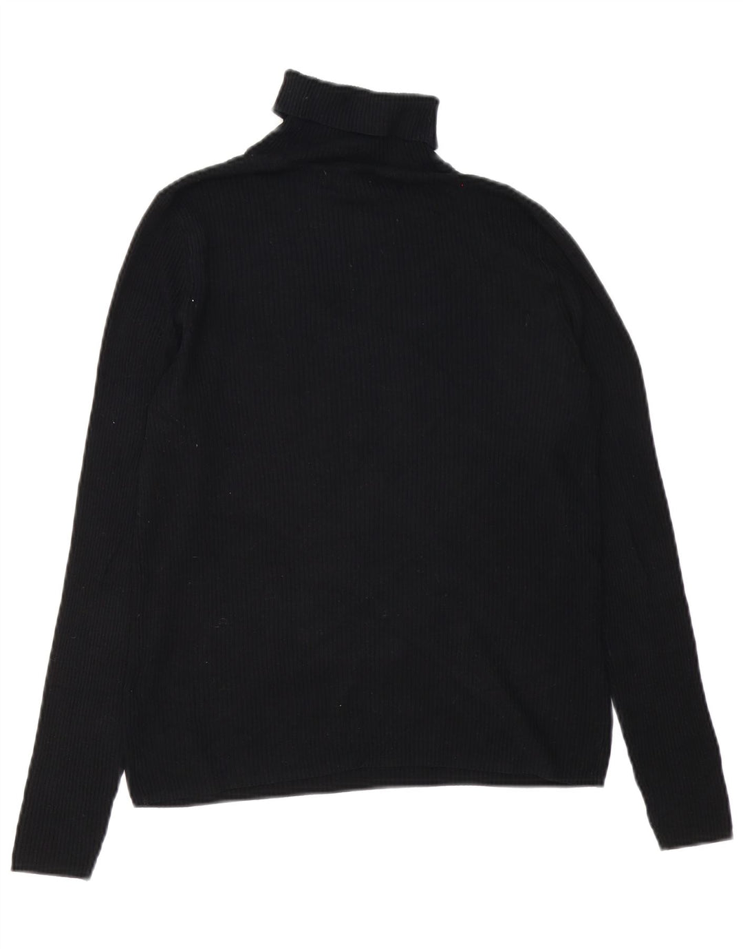 Marks & Spencer Damen-Pullover mit Rollkragen, Gr. 14, mittlere schwarze Viskose