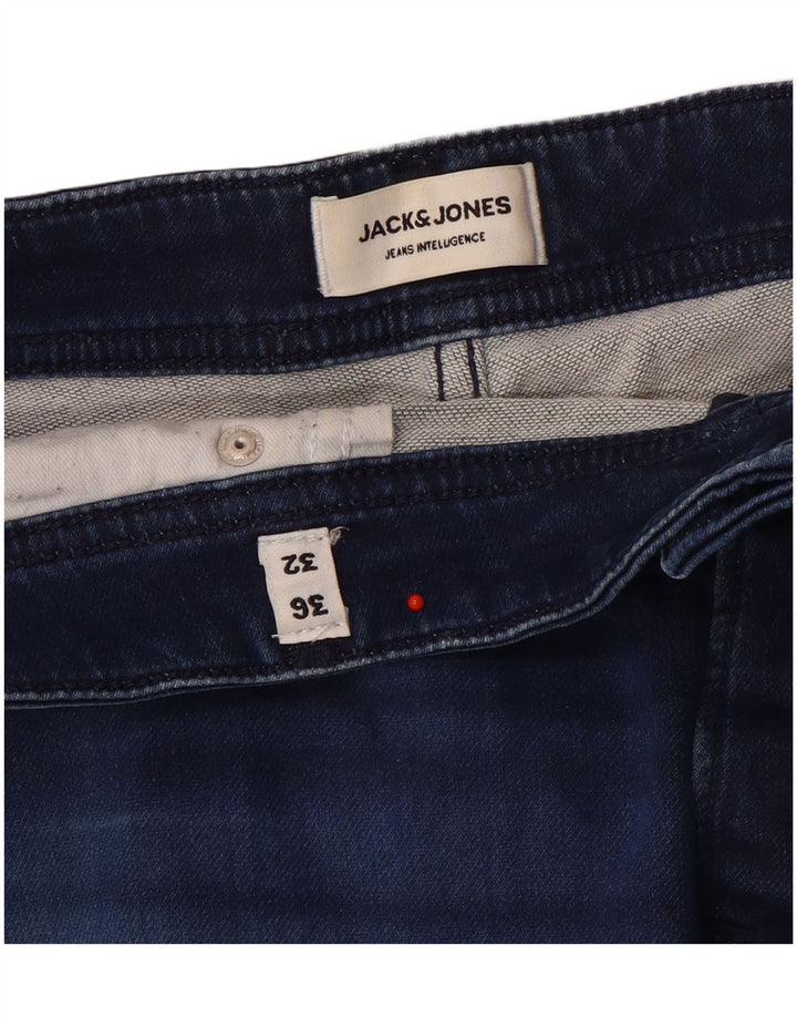 Jack & Jones Herren Slim Jeans W36 L32 Marineblau