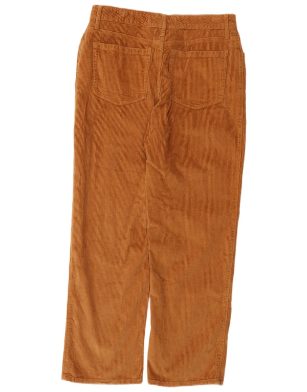 Hollister Damen Cordhose „Dad“ mit hoher Taille, US 11, Größe L, W30, L29, Braun