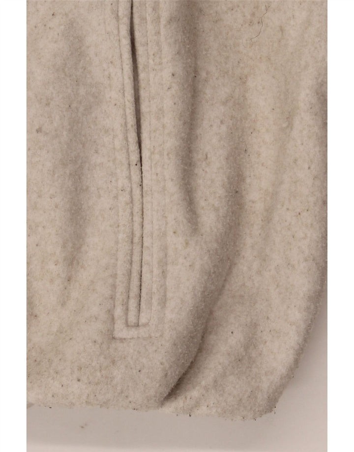 Zara Damen Crop Übergroße Bomberjacke UK 10 Small Beige Polyester