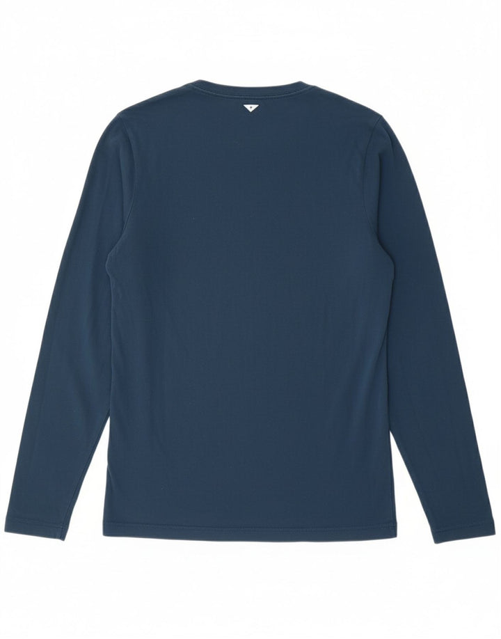 TOMMY HILFIGER Mens Slim Fit Top Long Sleeve Small Blue Cotton