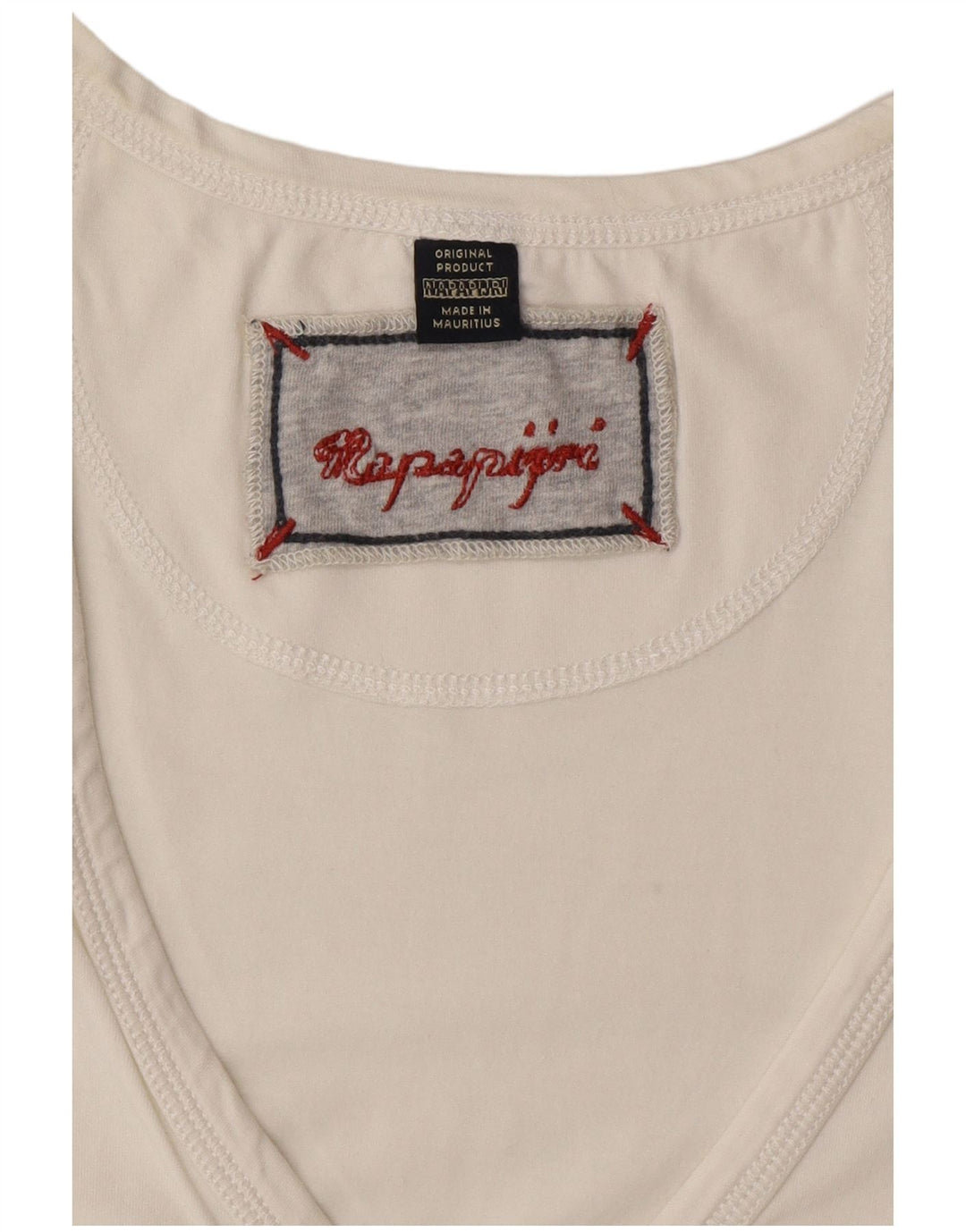Napapijri Damen Weste Top UK 6 XS Weiß