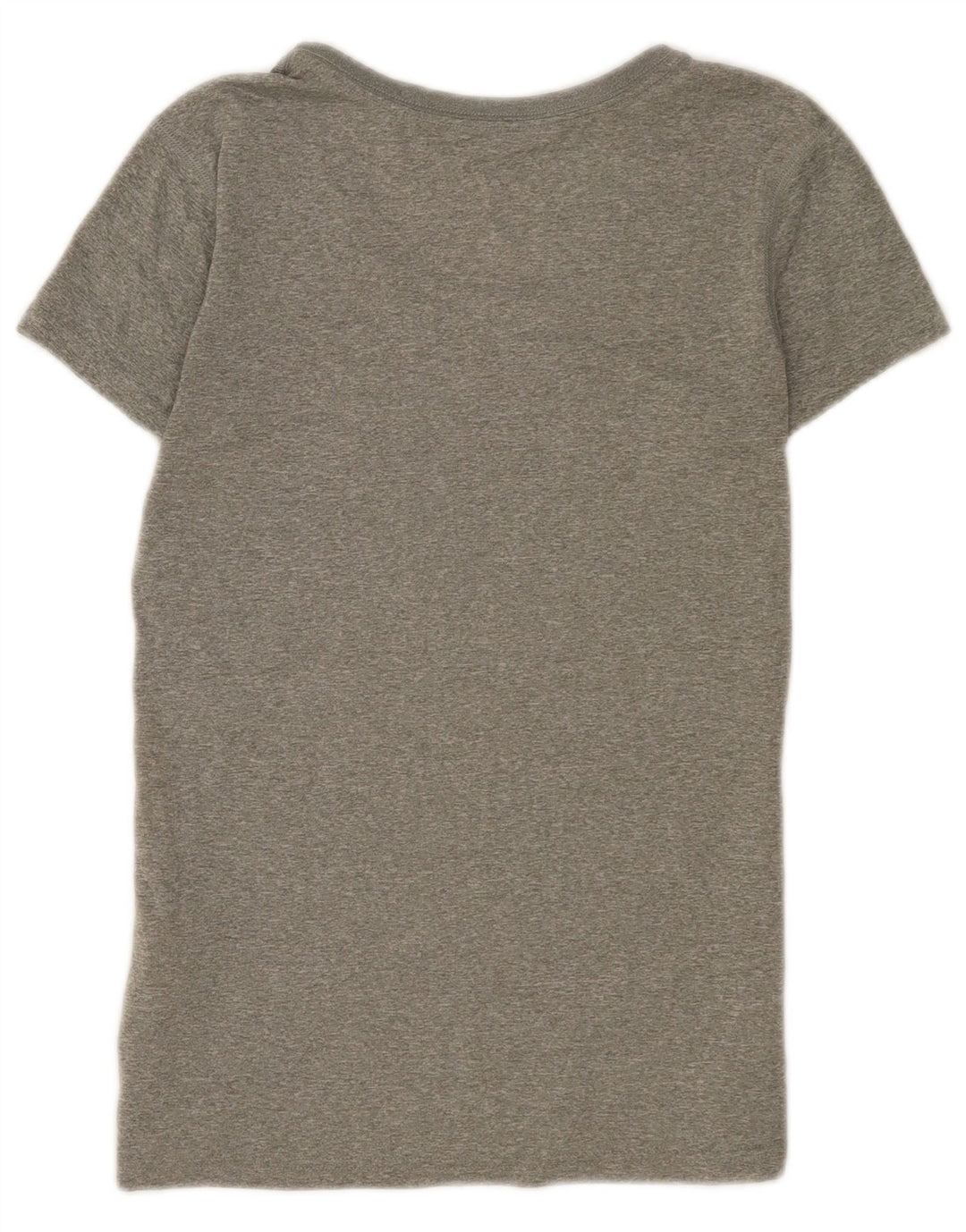 Nike Damen T-Shirt Top UK 10 Small Grau geflecktes Polyester