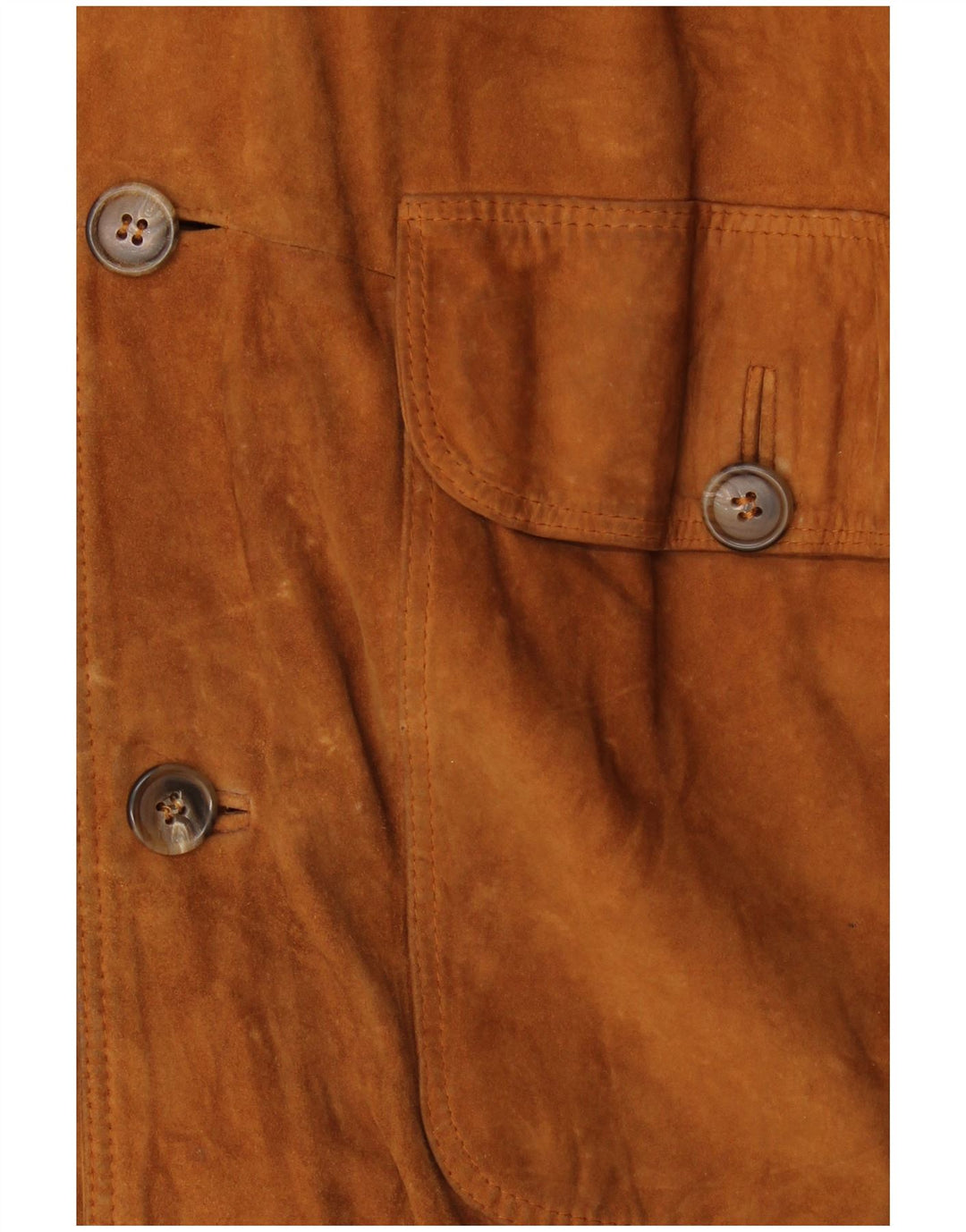 Al Duca D'Aosta Herren Wildleder Bomberjacke IT 52 XL Braun