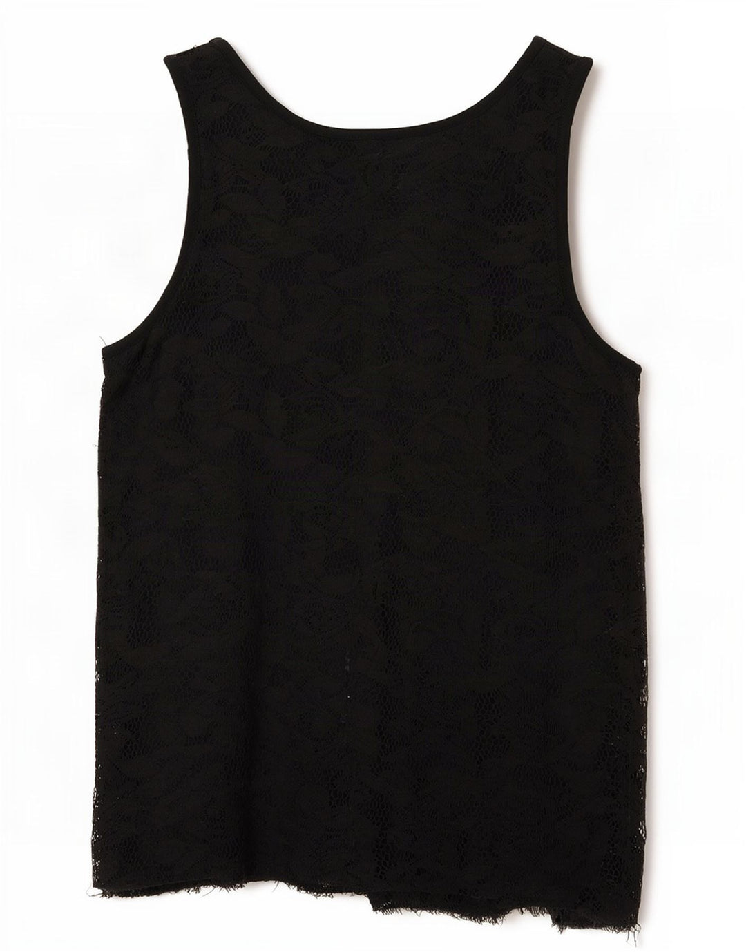 Guess Damen Spitzenweste Top UK 14 Mittelschwarze Viskose mit Blumenmuster