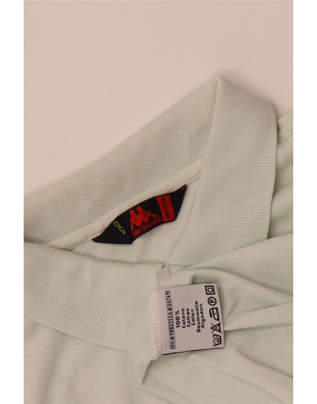 Kappa Herren-Poloshirt aus mittelblauer Baumwolle