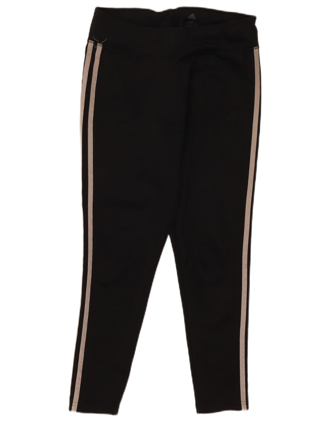 Adidas Damen Climalite Leggings UK 12/14 Medium Schwarz Polyester
