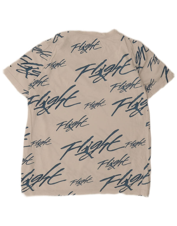 Jordan Jungen T-Shirt mit normaler Grafik, 13–14 Jahre, weiße Baumwolle
