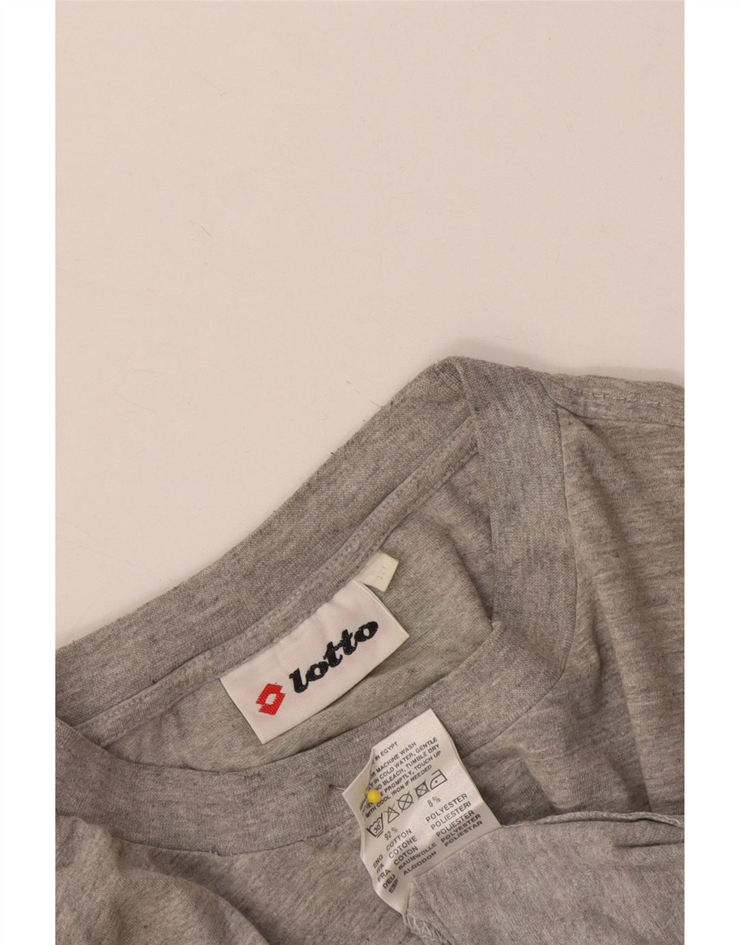 Lotto Herren-T-Shirt mit Grafik, mittelgraue Baumwolle