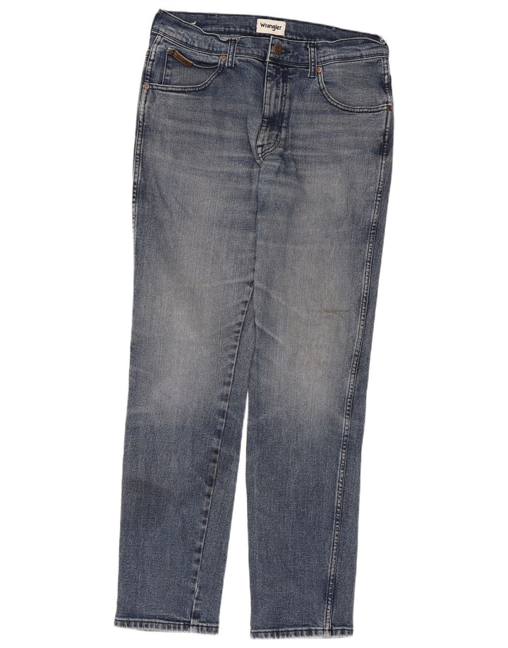 Wrangler Herren Texas Tapered Jeans W32 L32 Blaue Baumwolle