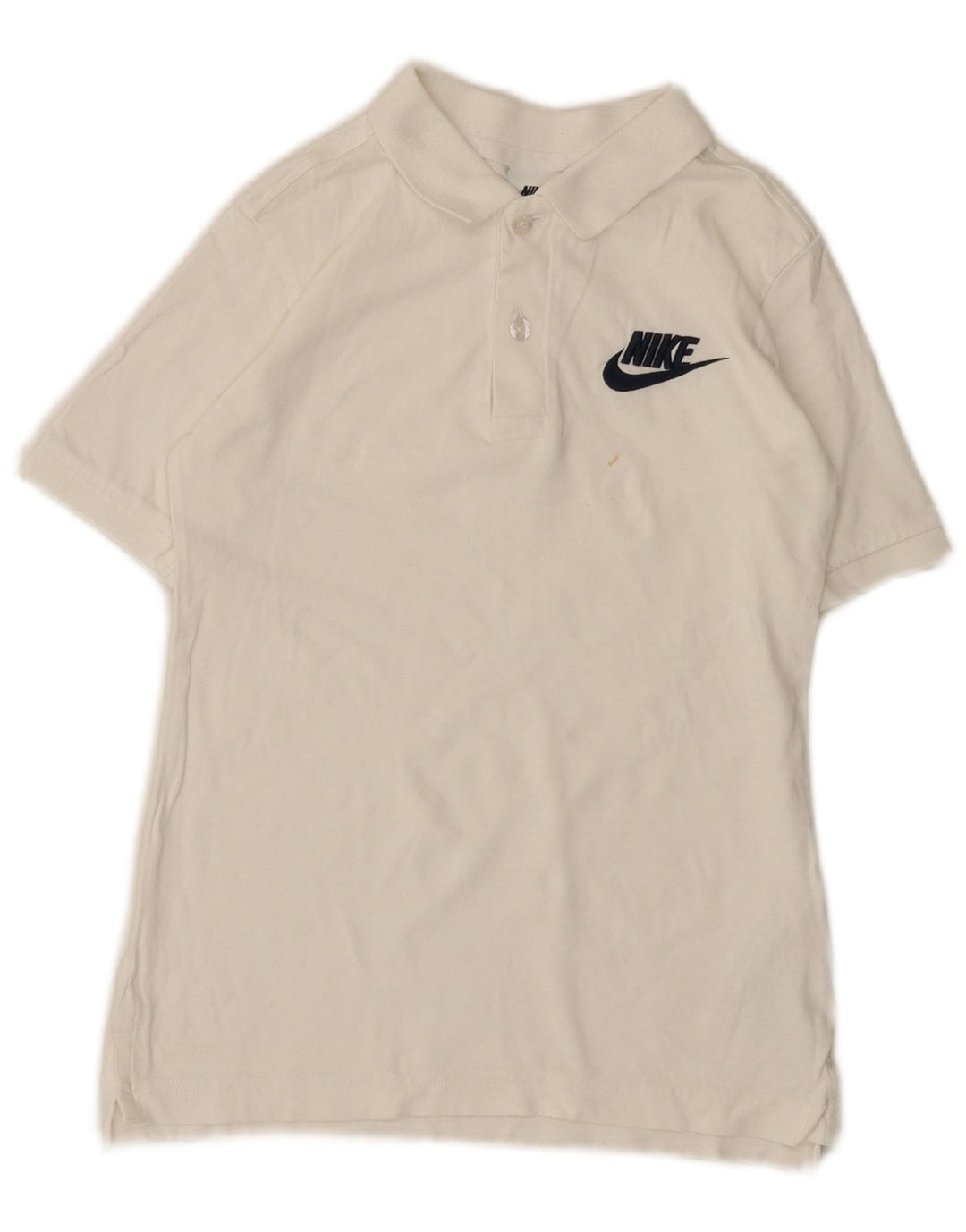 Nike Poloshirt für Jungen, 10–11 Jahre, mittelweiße Baumwolle