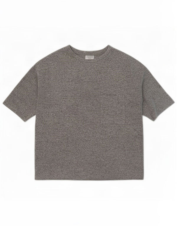 Zara Damen Trafaluc Übergroßes T-Shirt Top UK 10 Small Grau meliert