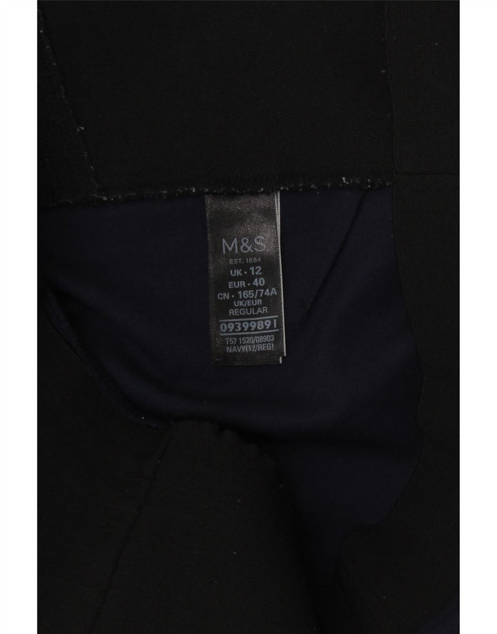 Marks & Spencer Damen-Leggings mit normaler Passform, UK 12, mittlere marineblaue Viskose