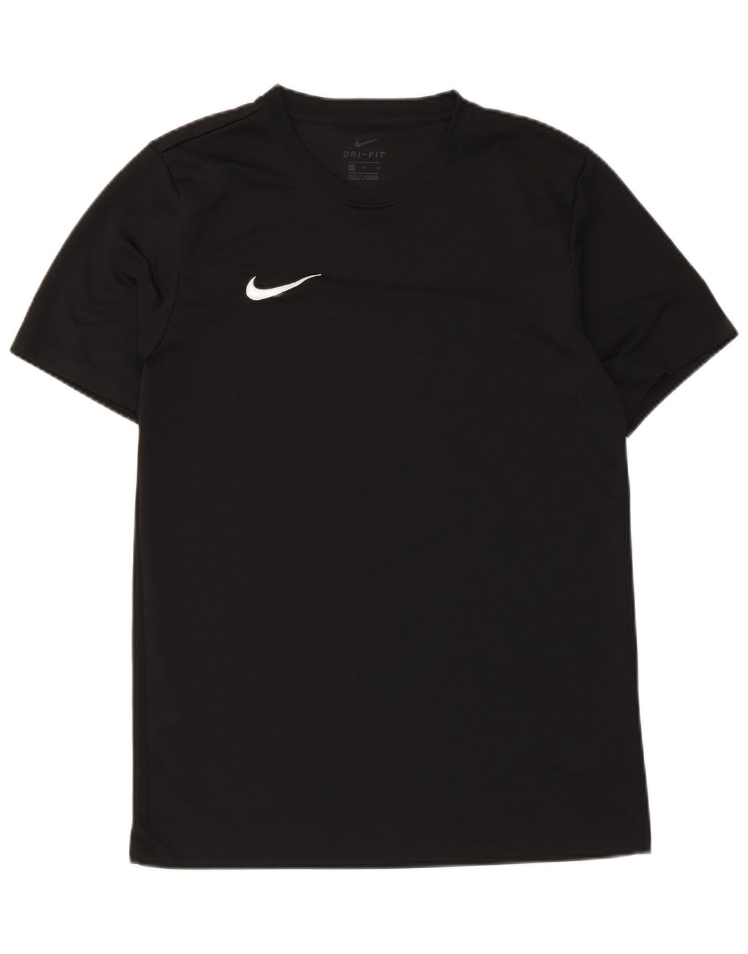 Nike Herren Dri Fit T-Shirt Top Medium Schwarz Polyester