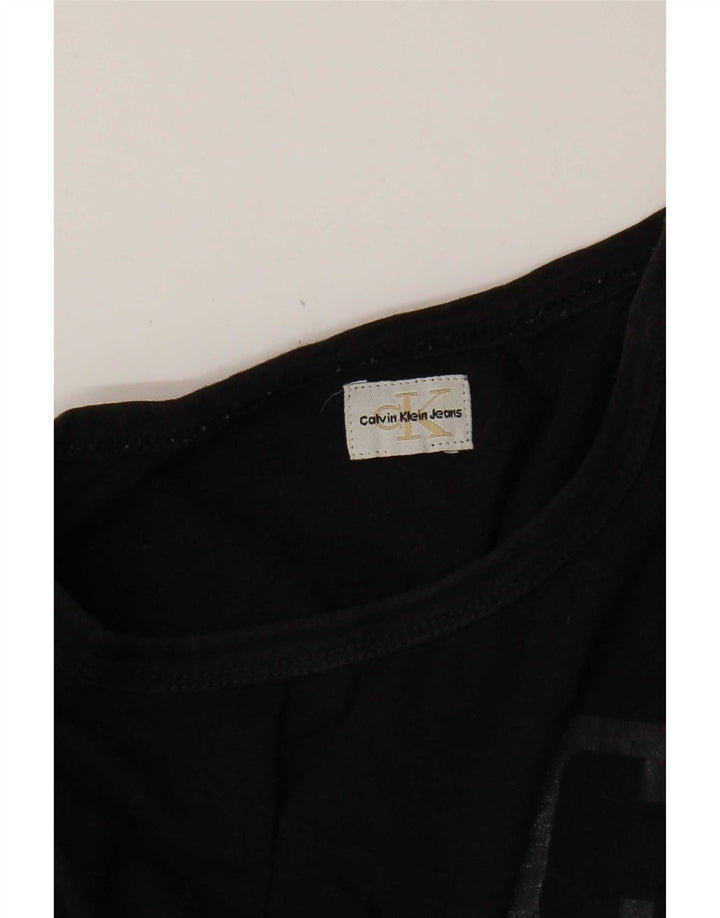 Calvin Klein Jeans Herren Graphic Top Langarm Small Schwarz