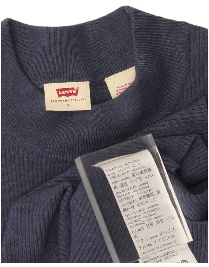 LEVI'S Damen-Pullover mit Rundhalsausschnitt, Gr. 8, Marineblau, Acryl