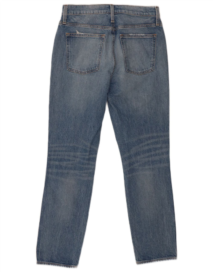 J. CREW Womens Cropped Jeans W28 L26 Blue Cotton