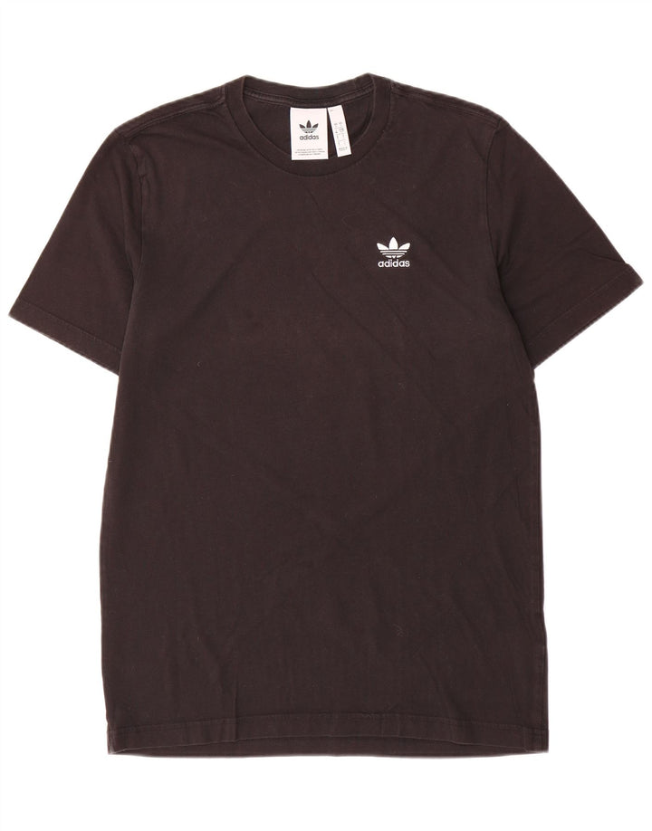 Adidas Herren T-Shirt Top Small Schwarz Baumwolle