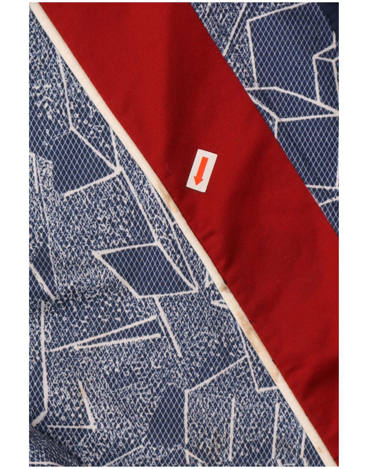 UMBRO Herren 1993–95 England-Trainingsanzug-Topjacke, großes blaues Polyester