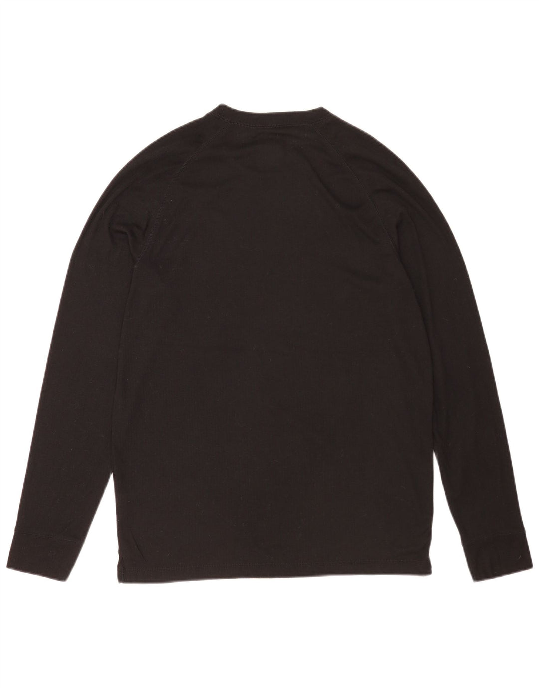 Mountain Warehouse Herren-Oberteil, langärmelig, groß, aus schwarzem Polyester