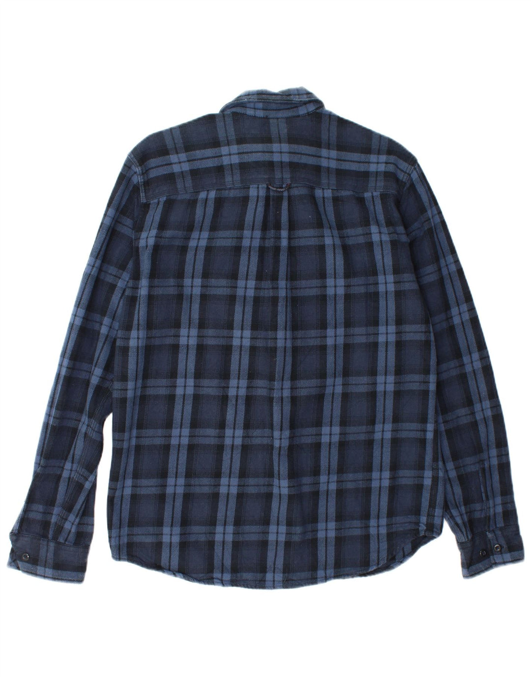 Jack & Jones Herren-Flanellhemd, groß, blau kariert, Baumwolle