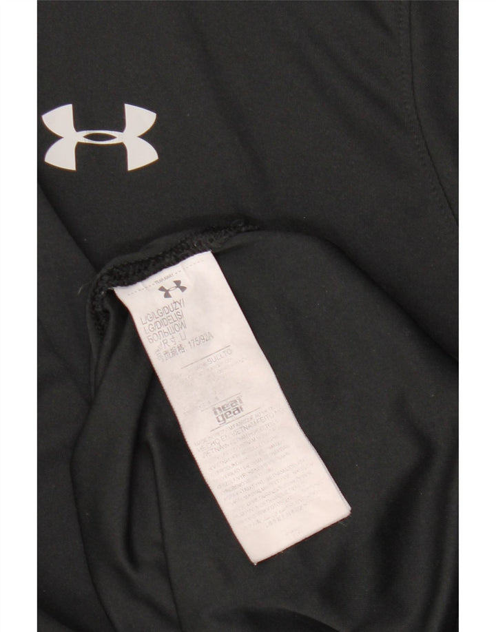 Under Armour Herren Heat Gear Pullover-Trainingsanzug mit Reißverschluss, Größe L, Schwarz