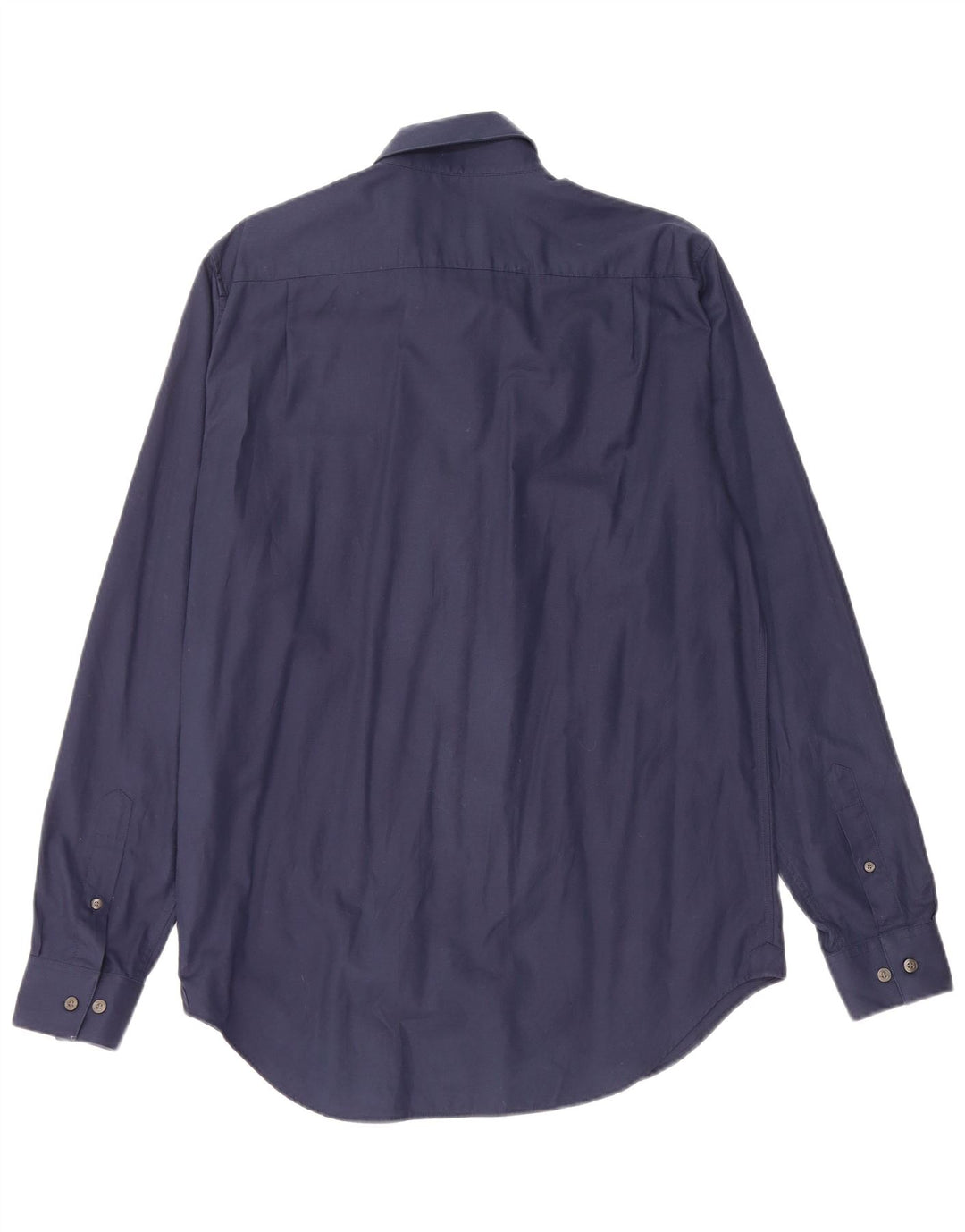 Lacoste Herren-Hemd mit normaler Passform, Größe 40, 15 1/2, mittelmarineblaue Baumwolle