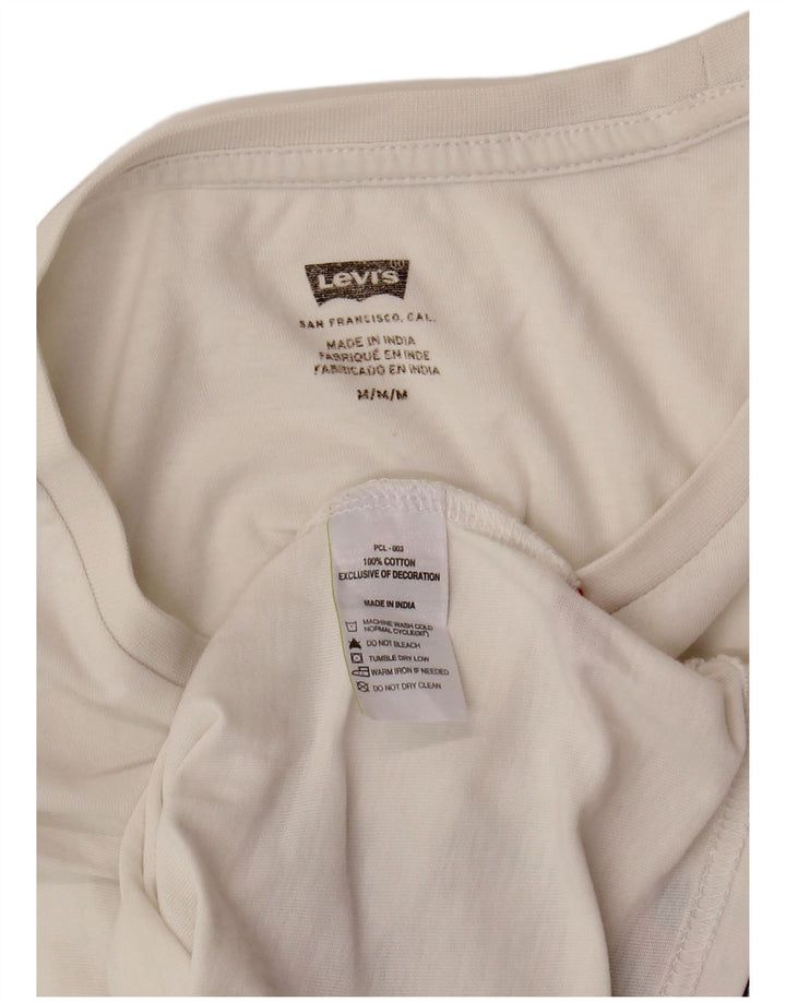 LEVI'S Herren-T-Shirt mit Grafik, mittelweiße Baumwolle