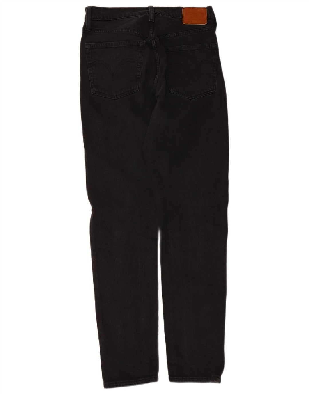 Levi's Herren 501 Straight Jeans W26 L30 Schwarze Baumwolle