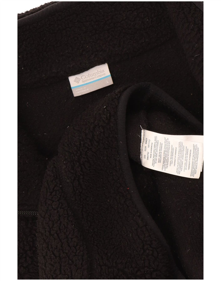 Columbia Herren Fleecejacke UK 40 Large Schwarz Polyester