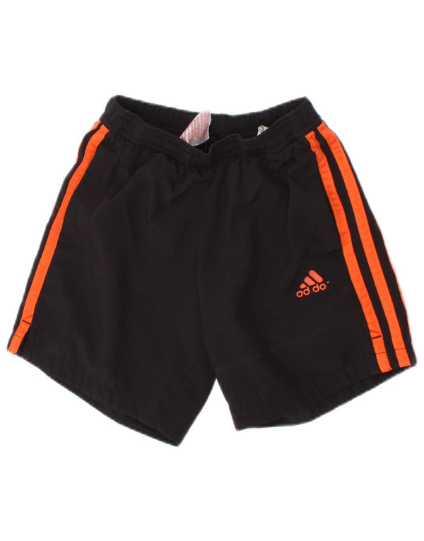 Adidas Jungen Aeroready Sportshorts 4–5 Jahre, schwarzes Polyester