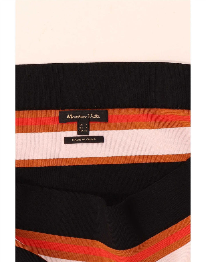 Schulterfreies Damen-Top von Massimo Dutti, Größe S, mehrfarbig, gestreift